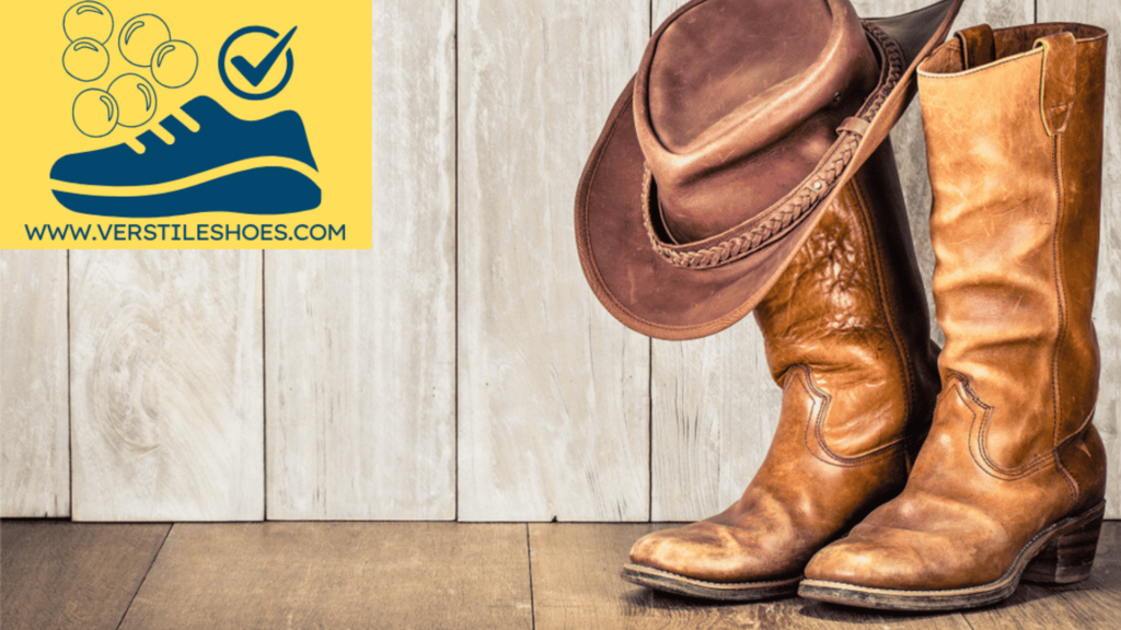 Genuine Justin boots feature a distinct logo on the heel or sole.