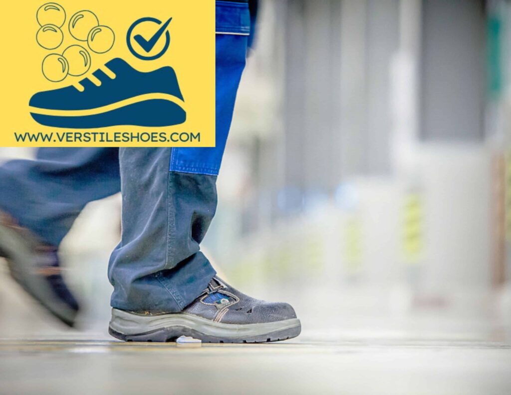 The Hoka Steel Toe shoes are great for hard work settings because they are both safe and comfortable. 