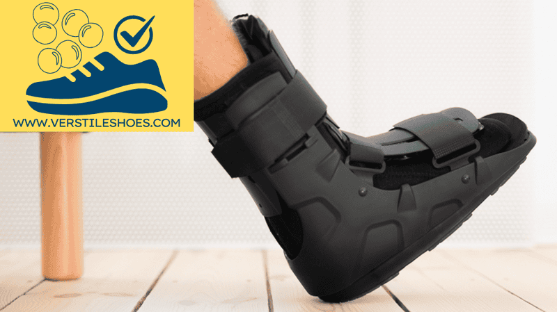 The walking boot helps spread the pressure properly across the foot, which keeps the plantar plate from being under too much stress.